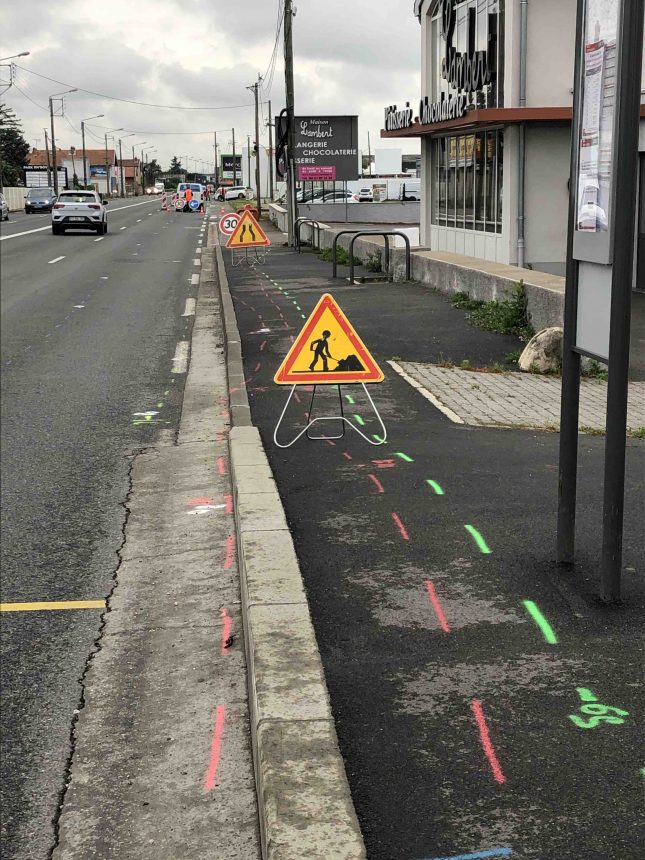 RN6 - Piste de Saint-Priest à Bron