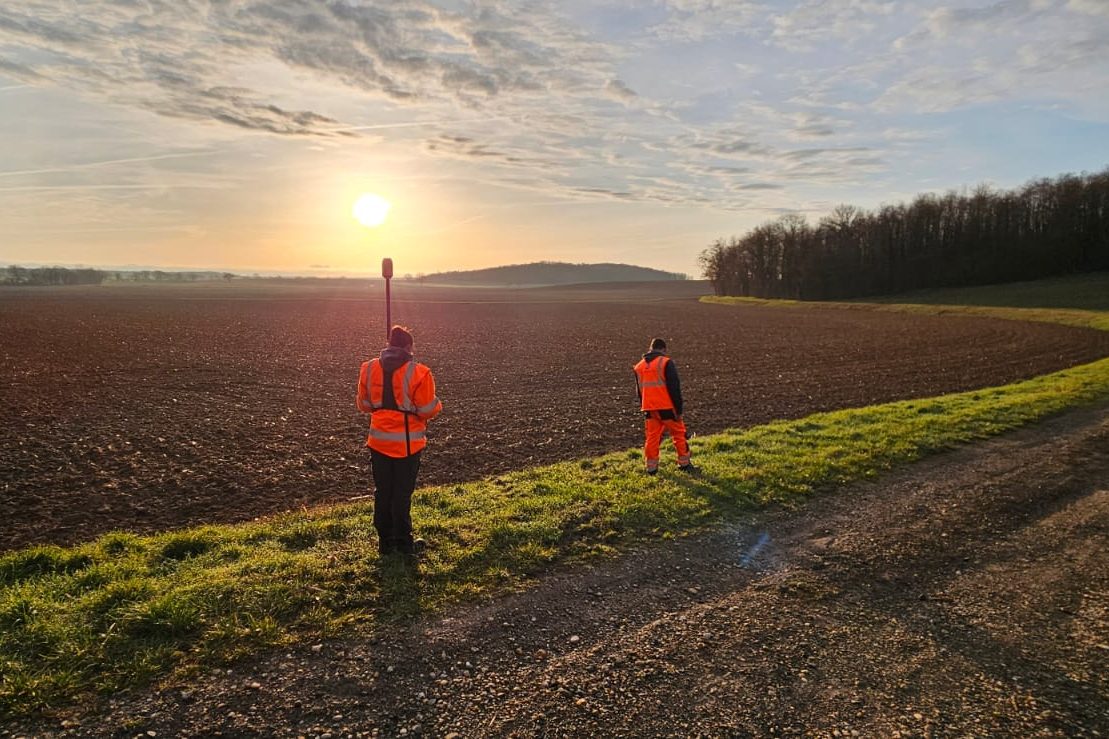 Detect réseaux 01 (Bourg-en-Bresse), vient de finir la détection des réseaux BT et HTA pour notre client le RSE