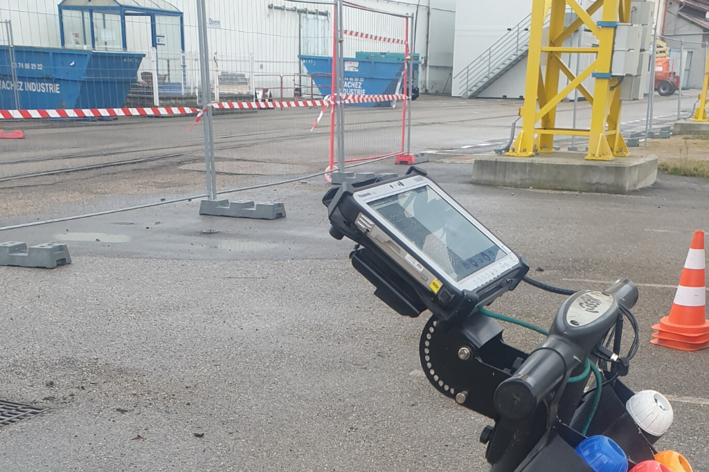 Le géoradar de l'agence DR38 à Roussillon, en Isère