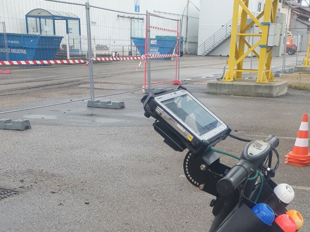 Le géoradar de l'agence DR38 à Roussillon, en Isère