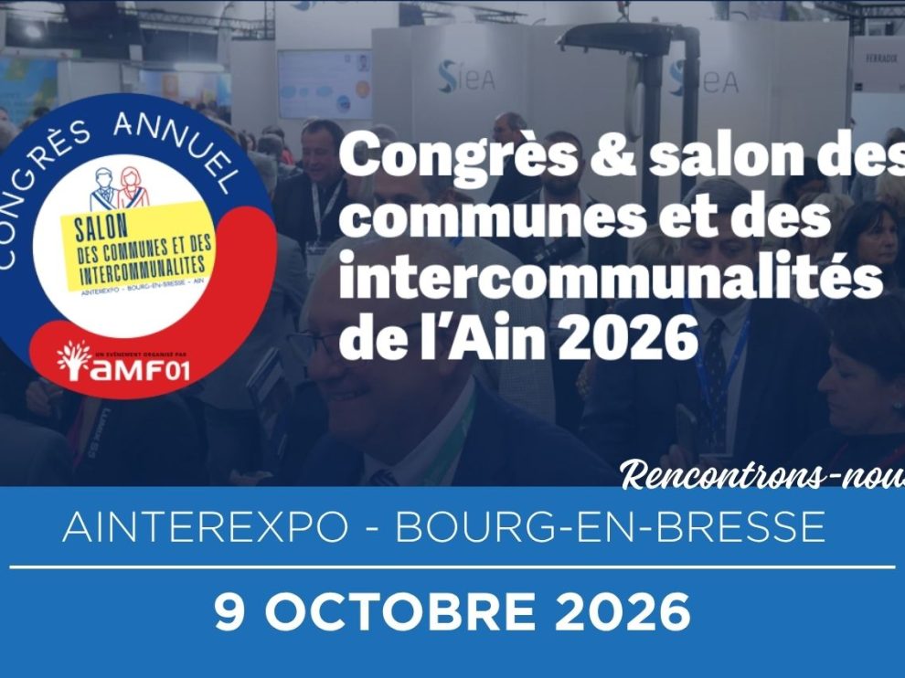 DR01 au salon des Maires de l’Ain le 9 octobre 2026