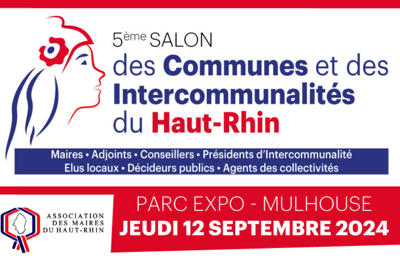 DR68/67 participe au Salon des Maires du Haut-Rhin le 12 septembre à Mulhouse