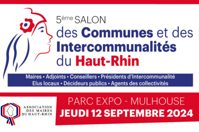 DR68/67 participe au Salon des Maires du Haut-Rhin le 12 septembre à Mulhouse