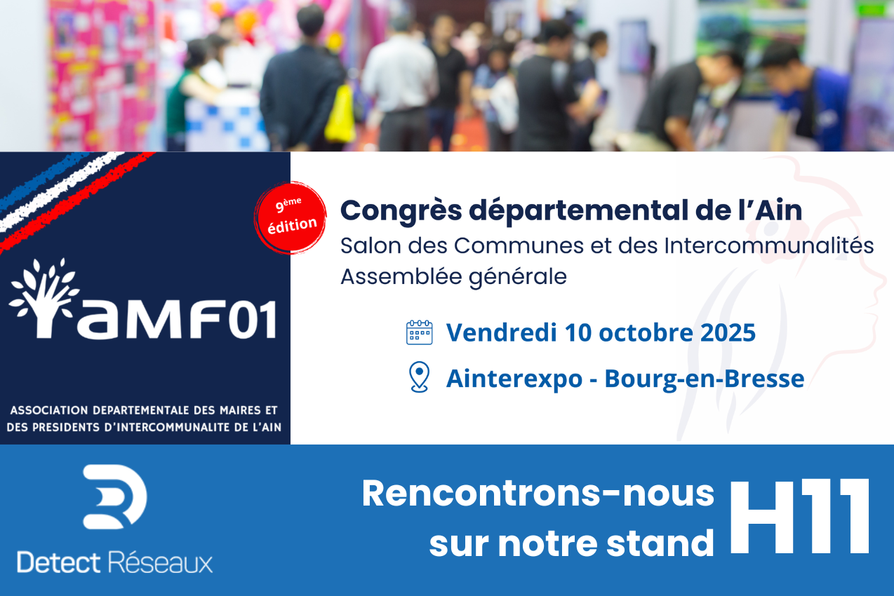 Detect Réseaux 01 au Salon des Maires de Bourg en Bress le 10 Octobre 2025