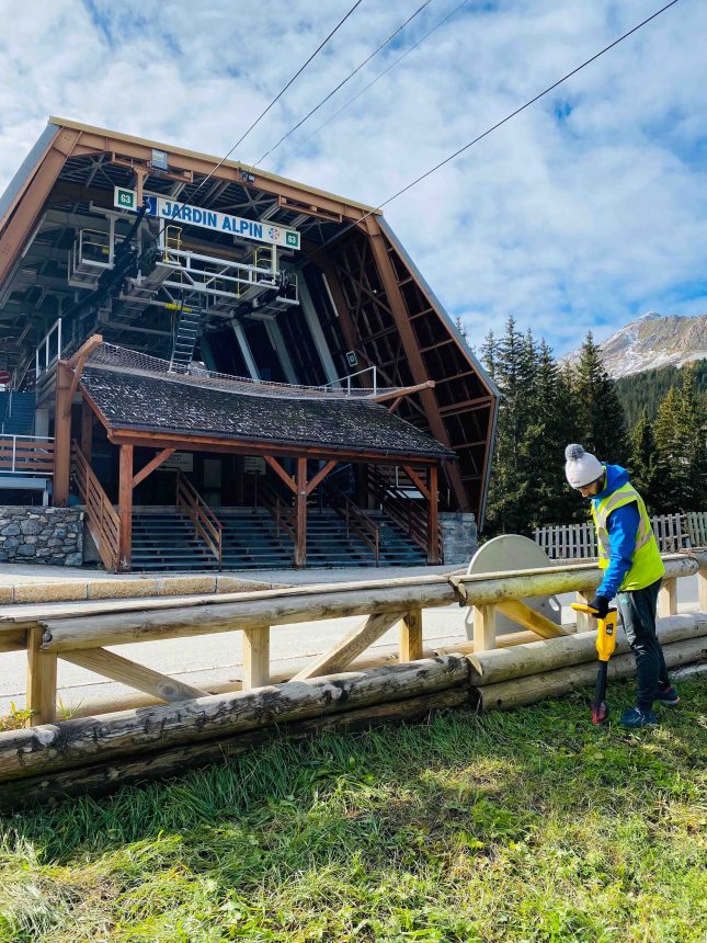 réseaux enterrés chamonix éclairage