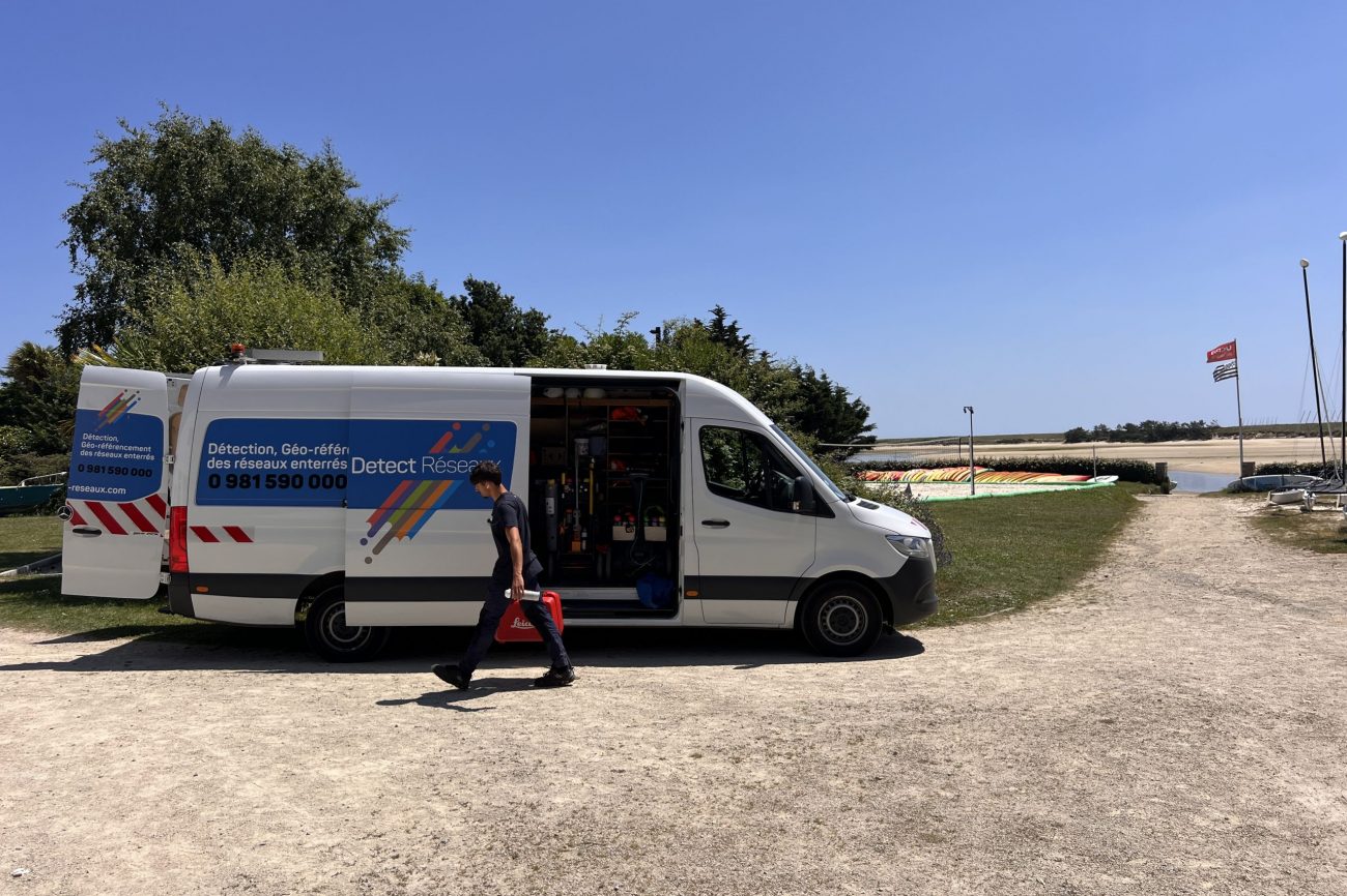 Sécurisation des réseaux enterrés à l'UCPA de Bénodet