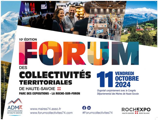 10e édition du Forum des Collectivités Territoriales de Haute-Savoie