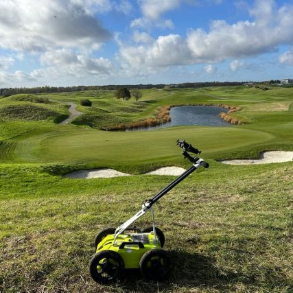 Détection des réseaux enterrés au Golf National de Guyancourt