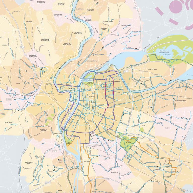 IC détection des réseaux piste cyclable Lyon
