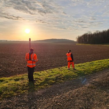 Detect réseaux 01 (Bourg-en-Bresse), vient de finir la détection des réseaux BT et HTA pour notre client le RSE