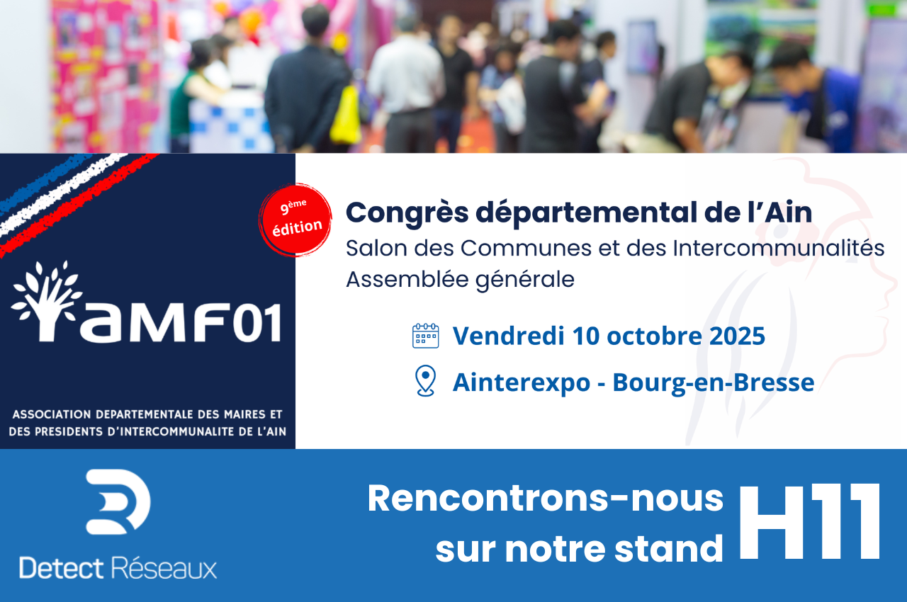 Detect Réseaux 01 au Salon des Maires de Bourg en Bress le 10 Octobre 2025