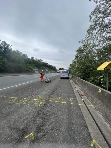L'agence Detect Réseaux de Loire en mission sur l'autoroute A47 entre Lyon et Saint Etienne